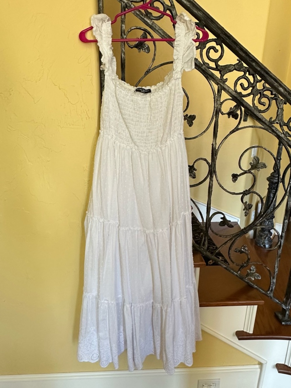 Perfect white summer Maternity Dress
